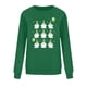 thumbnail image 2 of TaTaai 2026 Fall Women’s St. Patrick‘s Day Print Sweatshirt Round Neck Long Sleeve Loose Pullover Casual Solid Base Fashion Top Soft Polyester Daily Gift, 2 of 6