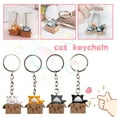 thumbnail image 4 of Porte-clés Chat Mignon, Porte-Clés Drôle, Porte-Clés Animal, Accessoire de Sac à Main, 4 of 8