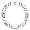 thumbnail image 2 of Valentine Heart Shaped Metal Wreath Frame Wedding Day DIY Round Wire Decoration Hangs For Celebration 3PCS, 2 of 6