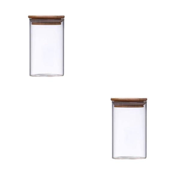 Wosthever Contenedor de almacenamiento de vidrio universal con características fáciles de limpiar - Para cocina Type1 NO1