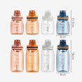 thumbnail image 5 of NIBOLOG 350ml/550ml DILLER Polycarbonate Space Cup Good Sealing Flip Lid Leakproof Sport Water Cup With Scale for Outdoor, 5 of 8