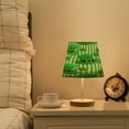 thumbnail image 6 of Ryvnso LED Bedside Table Lamp Clover Hats on Checkered Bedroom Desk Lamps Nightstand Lampshade M, 6 of 7