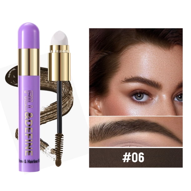 Crema capilar desechable, resistente al agua, para peluquería, para cejas, líneas capilares, 4,8 g, color para cejas