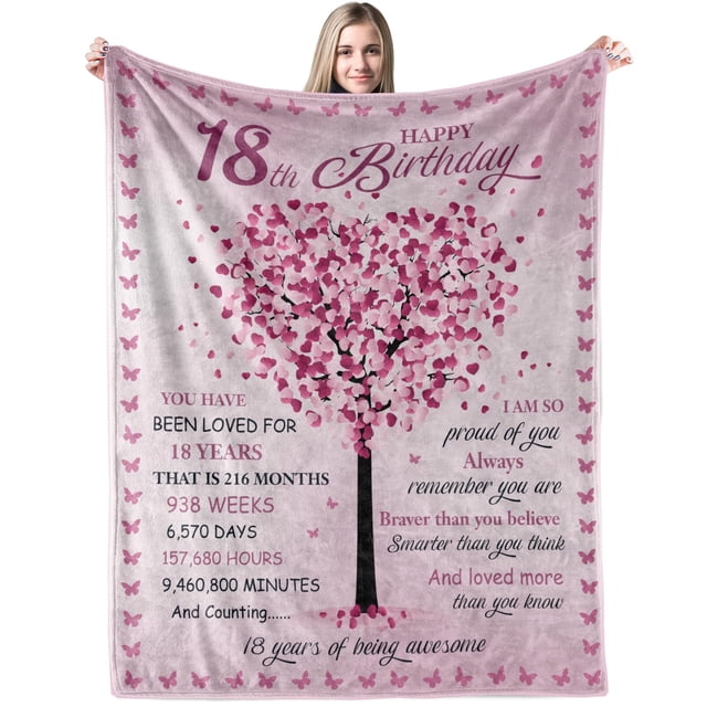 LHSHID 12th Birthday Gifts Blanket for Her 12 Year Old Girl Birthday Gifts Ideas from Parents Grandparents Sister for Teen Girl 50x60in