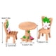 thumbnail image 3 of Injueey 3 uds banco en miniatura de resina de diseño silla juguete casa Micro decoración hogar muebles suculentas Accesorios Jardín y Patio Injueey HA077389-01, 3 of 6