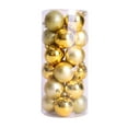 thumbnail image 2 of 24 Piece Christmas Ball Christmas Tree Ornaments - Shatterproof Christmas Tree Decorations Medium Hanging Balls Gold 2.5 Inch x 24 Pack, 2 of 4