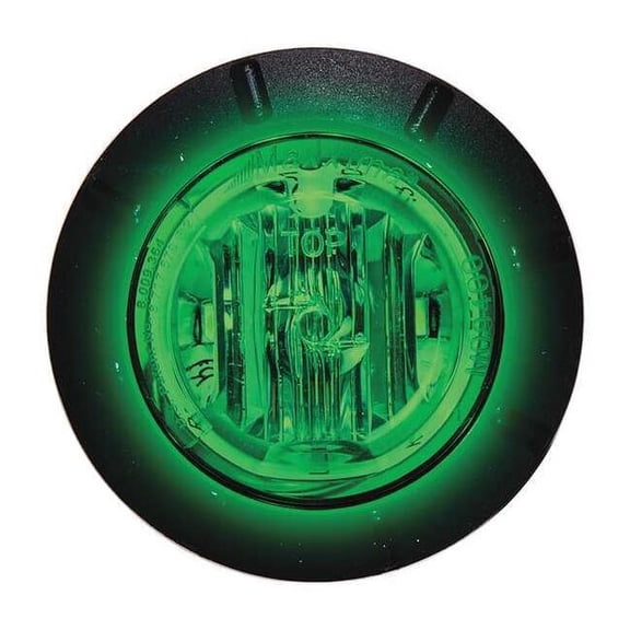 Maxxima Courtesy Light,6 LED,1-1/4In Round,Green M09400G