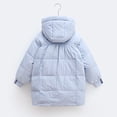 thumbnail image 7 of ATOGUTA Winter Puffer Coat for Girls Insulated Long Quilted Down Jackets Warm Hooded Parka Snow Coats Size 4T-12, Blue, 7 of 7