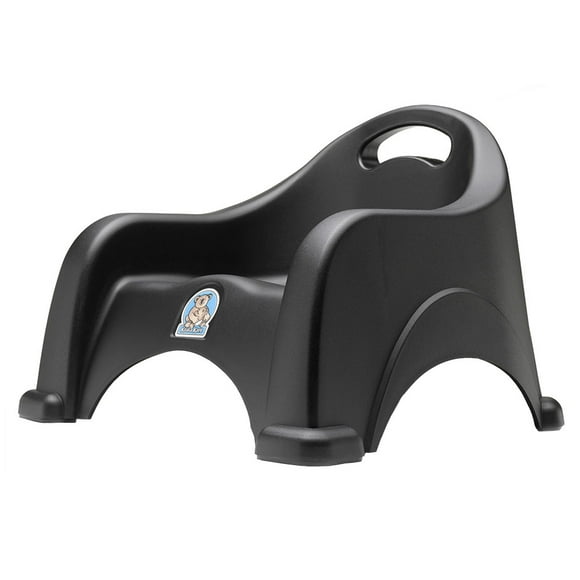 Koala Kare KB327-02 Siège d'Appoint à Hauteur Unique avec Sangle de Sécurité - Polypropylène, Noir - Paquet