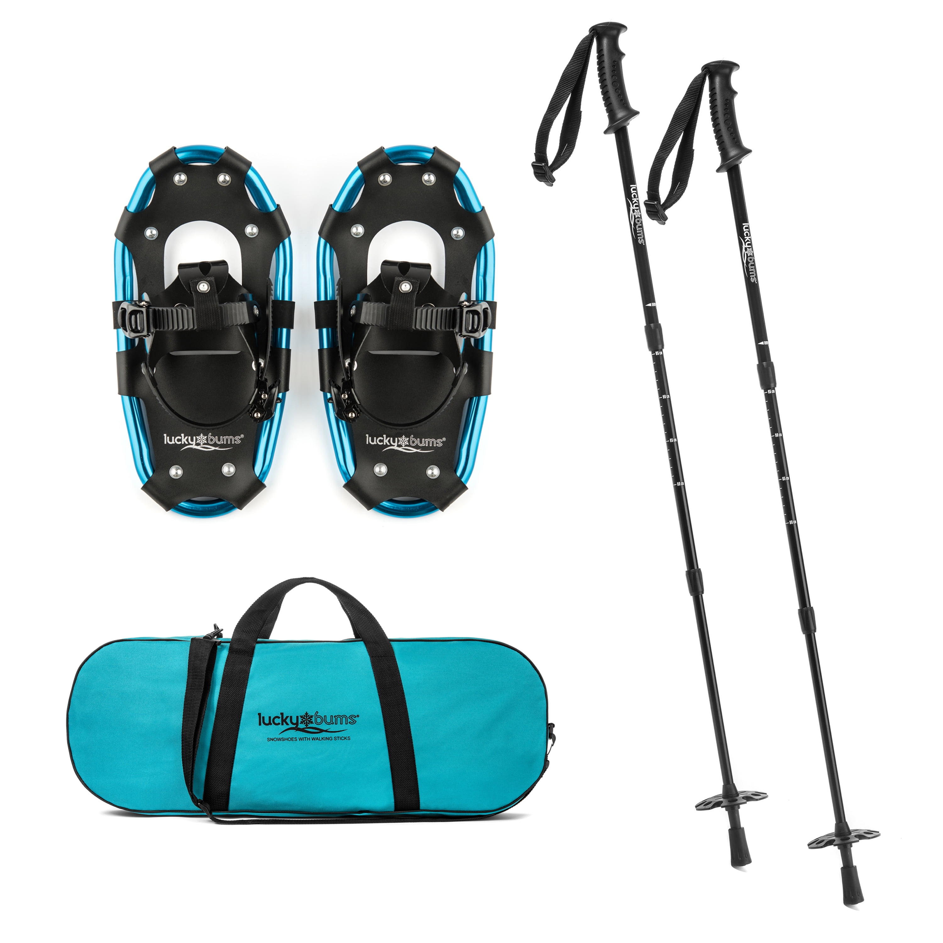 Lucky Bums Youth and Adult Snowshoes 