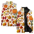 thumbnail image 4 of Chaleco acolchado de otoño para hombre con estampado 3D de Maple Leaf, chaquetas de plumas asequibles para el Día de Acción de Gracias, duraderas para hombre 2024, 4 of 5