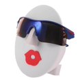 thumbnail image 3 of facefd Female Face Glasses Sunglasses Spectacle Display Stand Holder White Red, 3 of 9