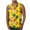 Yellow F, variant on IROINNID Round Neckline Tank Tops For Men Sleeveless New Summer Floral Hawaiian Camisole Sport Tank Top Pullover Graphic Print Tops