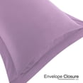 thumbnail image 5 of PiccoCasa 2 Packs Pillowcases Soft 1800 Microfiber Pillow Shams with No Zipper, Queen Lavender, 5 of 7