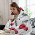thumbnail image 6 of Christmas Train Cedar Tree Flannel Throw Blanket for Gifts for Women Men Girls Boys All Seasons, 6 of 8