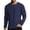 Blue, variant on Breezora Men Thermal Shirt Long Sleeve Crew Neck Waffle Knit Base Layer for Cold Weather Layering and Indoor Comfort L Size Black