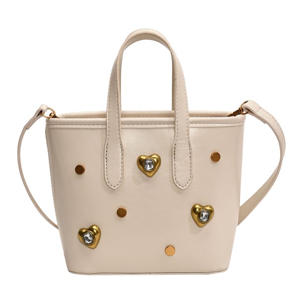 Versátil Cuerpo Cruzado Heart Homing Bag Ladies Large Capacidad PU Cuero Fecha Bolso