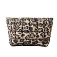 thumbnail image 1 of Bolsa de maquillaje acolchada HFLZBRO para mujer, acolchada, color marrón, 1 of 6