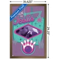 thumbnail image 3 of The Big Lebowski - Bowling with Jesus Wall Poster, 14.725" x 22.375", Framed, 3 of 3