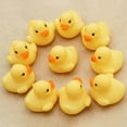 thumbnail image 4 of 10PC Squeezing Call Rubber Ducky Duckie Baby Shower Birthday Favors, 4 of 8