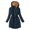 Blue, variant on Vedolay Tops for Women Casual Casual Jackets for Women 2023 Long Sleeve Open Front Button Jacket,Black L