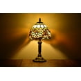 thumbnail image 4 of Tiffany Style Table Lamp Bedside Desk Lamp Bedroom Stained-Glass 14.5'' Height Multi-color, 4 of 4