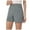 Grey, variant on WAYUTE Women's Shorts Stretch Twill Shorts Summer Stretchy Jean Shorts Casual Chino Shorts High Waist Denim Shorts Shorts