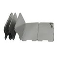 Camp Stove Windshield 9 Plates Stove Windscreen Folding Aluminum