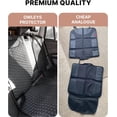 thumbnail image 5 of Owleys Car Back Seat Protector for Child & Eco-Leather Front Seat Cover, Black 1pc, 5 of 10