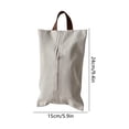 thumbnail image 3 of Dongrere Hanging Tissue Box Cover, Wall Mounted Napkin Holder, Portable Tissue Dispenser for Kitchen Bathroom Car Home Use, Gray, 3 of 6