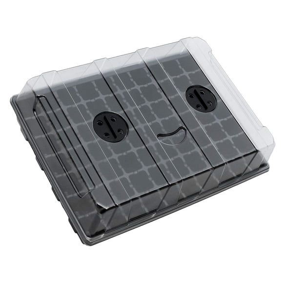 Gardzen Seed Starter Tray, 5 Pack Smiling Face Seed Starting Trays with 350-Cell,Seed Starter Kit 18" x 14" (70-Cell Per Tray)