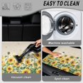 thumbnail image 5 of Uourmeti All Weather Trunk Protector Mat 29" x 39", Sunflower Pattern Print Stylish Dog Cargo Protector Dust-proof Cargo Mat for Vehicle Interior, 5 of 7