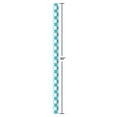 thumbnail image 5 of American Greetings 30 in. Teal Reversible Wrapping Paper, Solid & Checkered Patterns (1-Roll, 20 Sq. ft.), 5 of 5