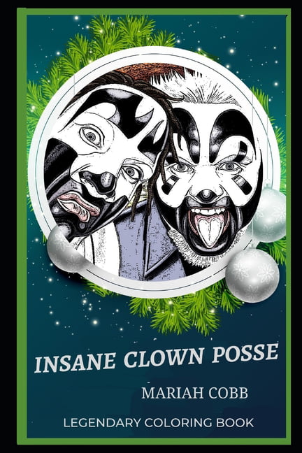 insane clown coloring pages