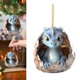thumbnail image 1 of Adornos Colgantes Dragón para Bebé Navidad Recuerdos Fiesta Acrílico (B), 1 of 9