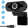 thumbnail image 2 of Cámara portátil de escritorio USB 1080P HD Webcam, Plug and Play Mini Vid, 2 of 4