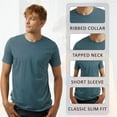 thumbnail image 4 of Tultex Men’s CVC T-Shirt 52/48 Cotton Polyester Blend Solid Color Plain Tees Bulk Pack for Printing or Everyday Wear (Bright Color 9 Pack, XL), 4 of 7