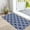 Blue, variant on Harpi Inside Door Mats for Home Entrance, Machine Washable Area Rugs Non-shedding European Retro Lattice Printed Floor Mat Door Mat Sewer Mat Entrance Door Kitchen Bathroom Mat Non-Slip Mat
