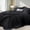 Black-Full, variant on Full Black Bed-in-a-Bag 7-Piece Soft All-Season Bedding Set