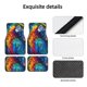 thumbnail image 4 of Balery Colorful Parrot Jungle Dream Juego de 4 Alfombrillas para Auto, Revestimientos de Caucho Resistente, Diseño Antideslizante, 4 of 7
