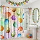 thumbnail image 4 of Cortina de Baño de Pascua, Sin Taladros, con 12 Ganchos, 4 of 6
