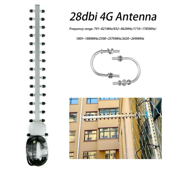 Willstar Yagi directional Antenna 4G LTE High Gain 28dBi SMA 696-960MHz / 1710-2690MHz