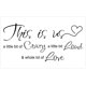 thumbnail image 1 of This is Us Crazy Loud Love Wall Decal Inspirational Wall Sticker Home Stickers for Bedroom Living Room Decorations, 1 of 4