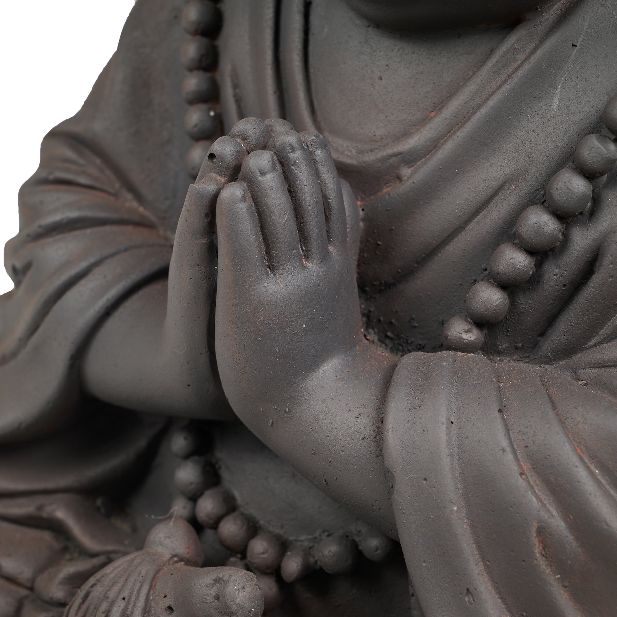 Hi-Line Gift Resin Buddha Sculpture, Black