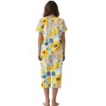 thumbnail image 2 of DISNIMO Women's Short Sleeve Pajama Sets Soft Sleepwear Summer 2 Piece Pjs Set Short Sleeve Tops and Capri Pant Lounge, S, 2 of 7
