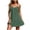 Army Green(New&Hot), variant on ZHYou Beach Cover Ups for Women with Spaghetti Strap Swimwear Summer Bikini Bathing Suit Comfy Lightweight Dresses Army Green S