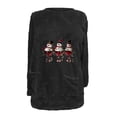 thumbnail image 5 of Jsaierl Merry Christmas Fleece Shirts for Women Funny Xmas Graphic Tees Stretch Round Neck T-shirt Short Sleeve Tunic Blouse Tops Christmas Costumes, 5 of 5