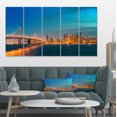 thumbnail image 1 of Skyline de San Francisco la Nuit - Grande Impression sur Toile, 1 of 3