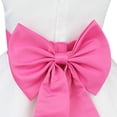 thumbnail image 7 of TiaoBug Flower Girls Wedding Bridesmaid Dress Sleeveless Princess Bowknot Prom Birthday Party Ball Gown Rose 2, 7 of 7