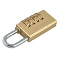 thumbnail image 3 of Faithfull Brass Combination Padlock, 3 of 5